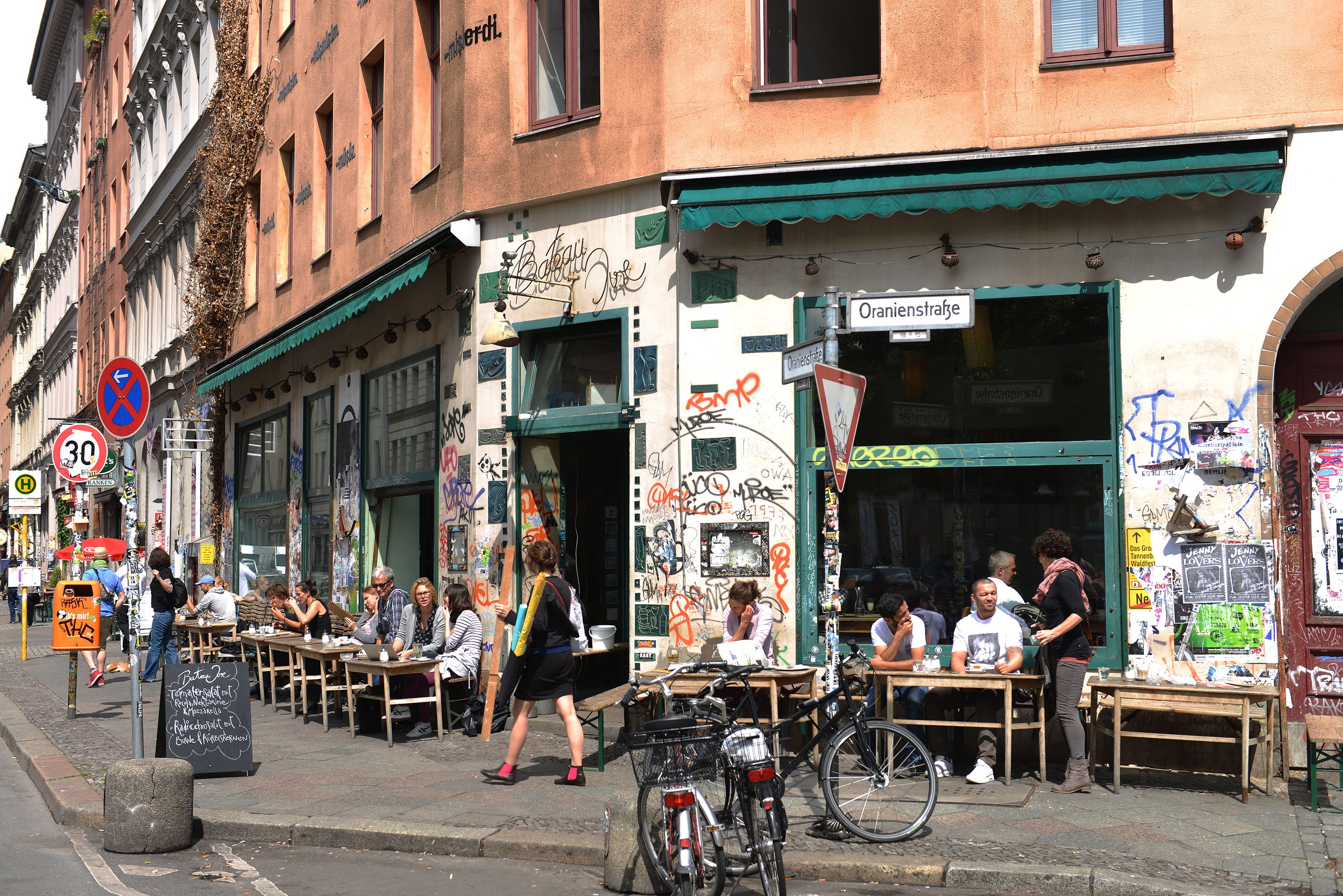 <strong>Oranienstrasse, Berlin:</strong> This street in the fashionable Kreuzberg neighborhood is well known for its Turkish restaurants. It's ranked at no. 8. 