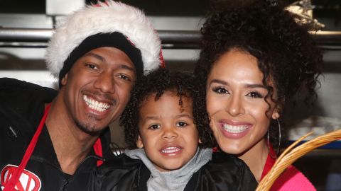 Nick Cannon and Brittany Bell with their child, Golden, in 2019. The parents are expecting their third child together.