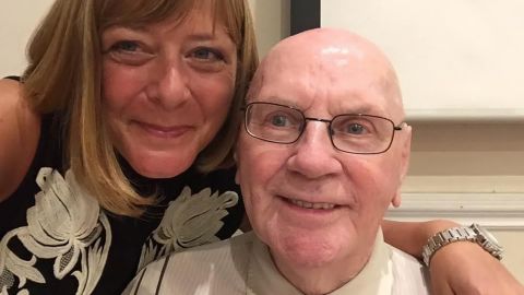 James Grundy, affectionately called "Uncle Jim," and his niece Sharon Hewitt.