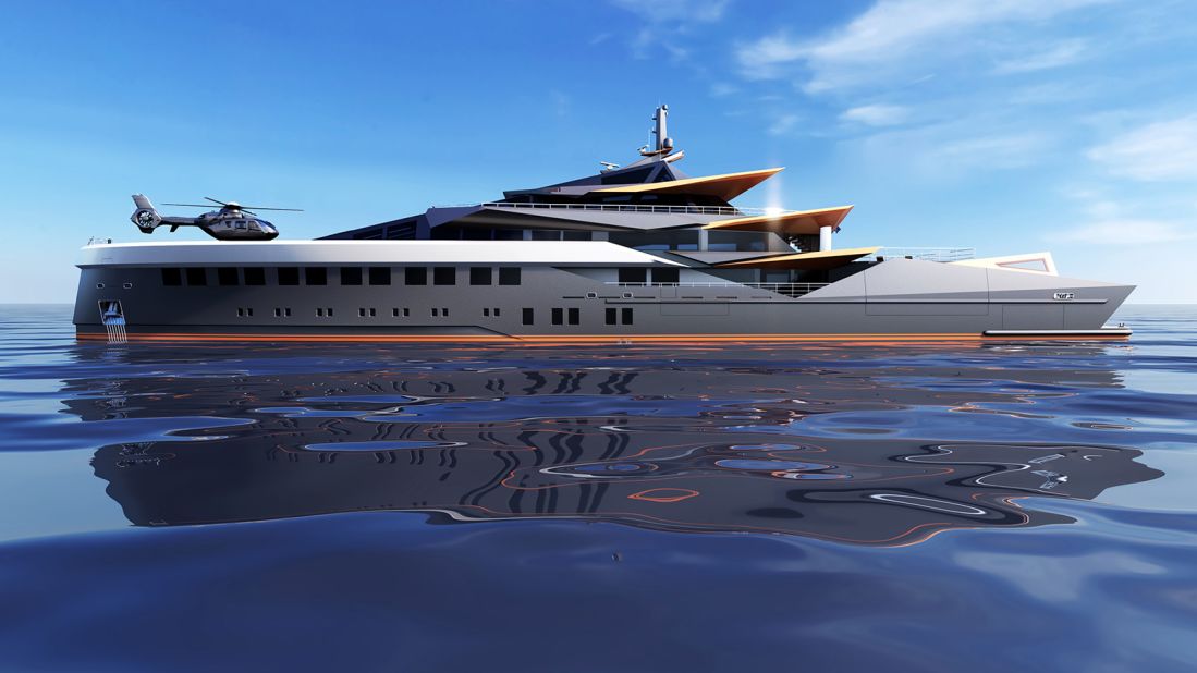 <strong>Floating palace:</strong> Forge, which currently has an estimated price tag of up to €100 million, will be able to accommodate up to 12 guests.