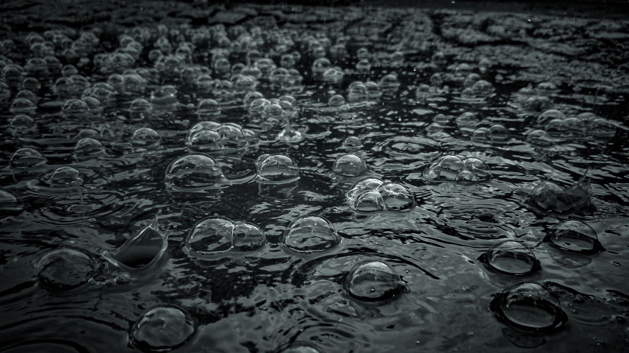 Harsh rain in Addis Ababa flooded the streets, but Betel Tibebu said that 'in that misfortune comes the opportunity for photography.'