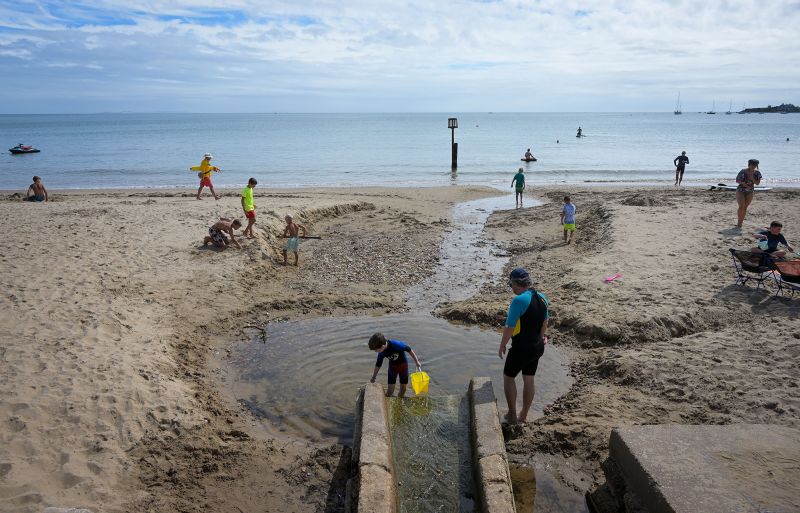 Sewage covered beaches risk turning England into the dirty man of