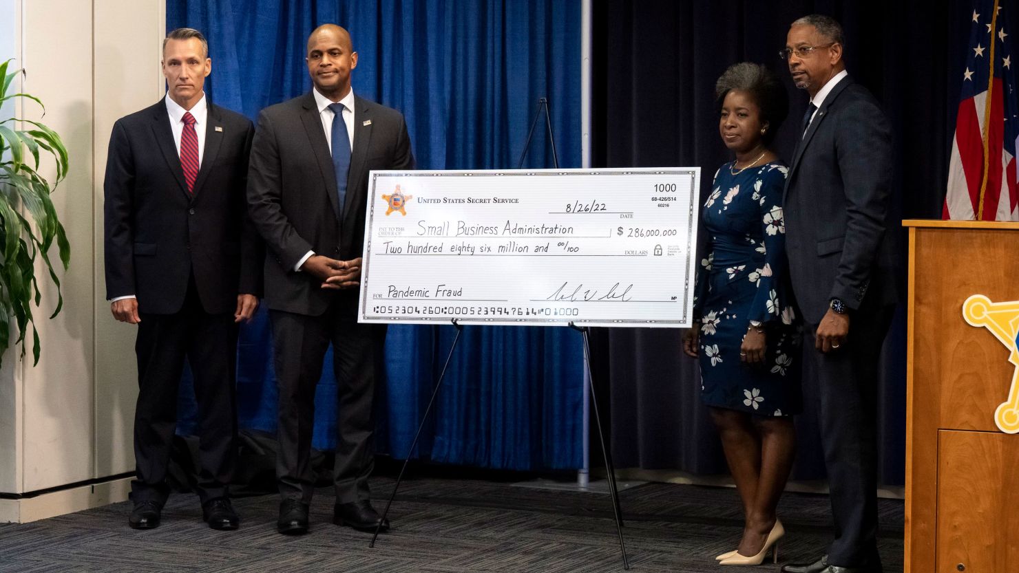 US Secret Service seizes 286 million in fraudulently obtained Covid