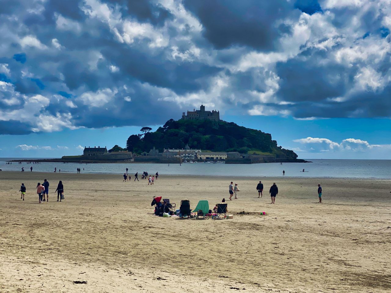 Longrock, one of the UK's most polluted beaches, sits in the fairytale landscape around St. Michael's Mount.