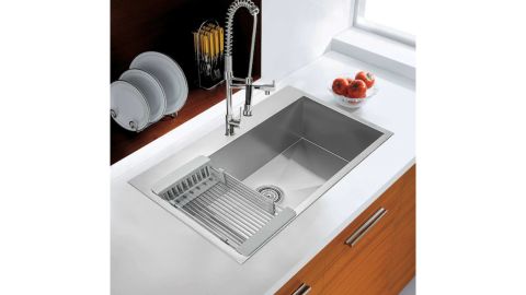 Brushed stainless steel sink AKDY