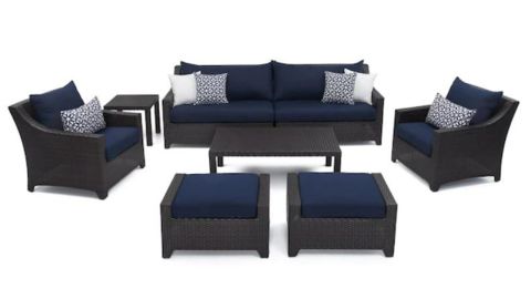 RST Brands Deco 8-Piece Wicker Patio Set