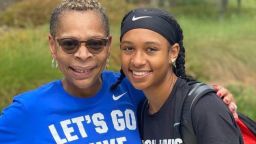 The godmother of Duke volleyball player Rachel Richardson said in a tweet that Richardson, who is Black, was called racial slurs during the game at BYU's Smith Fieldhouse in Provo.