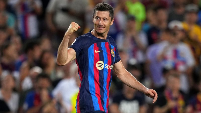 Robert Lewandowski bags two goals as Barcelona eases past Real ...