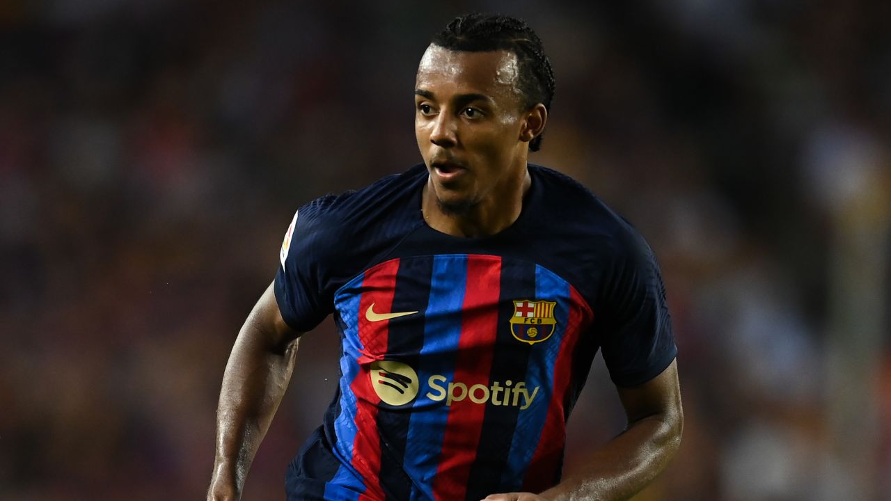 Jules Koundé made his first official start for Barcelona against Valladolid. 