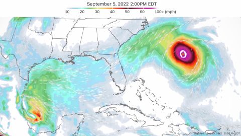 The American model is forecasting more than 100 mph wind gusts with this potential storm on Labor Day. Both forecast models -- the American and the European -- show the storm forming. Right now, they both keep it away from the US, but with it being nearly a week away, things could change.