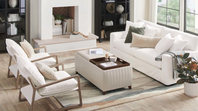 Grandin Road furniture will keep you cozy stylish and organized