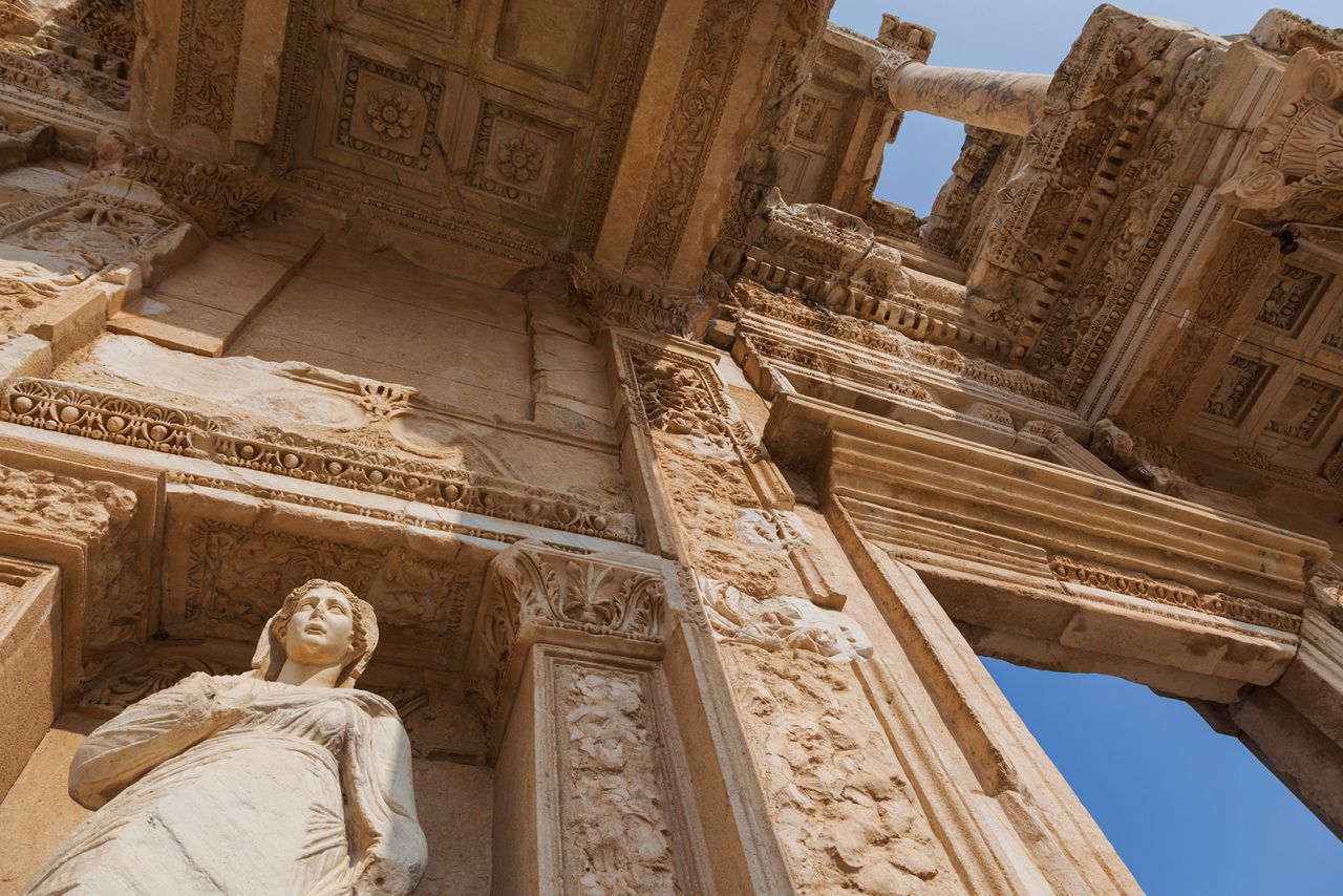 The ancient city of Ephesus.