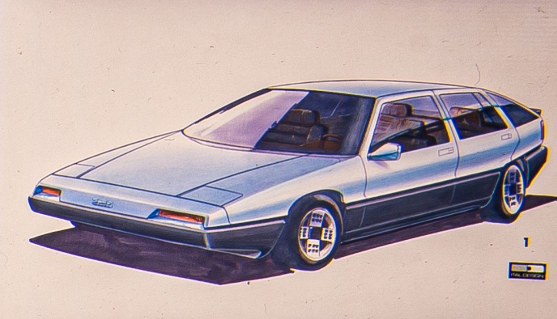 The DeLorean DMC-24 concepy car was never unveiled under that name.