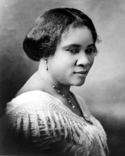 Portrait of American businesswoman, philanthropist and activist Madam CJ Walker, 1913. She is widely considered the first  self-made female millionaire in the United States. (Photo by Addison N. Scurlock/Michael Ochs Archives/Getty Images)