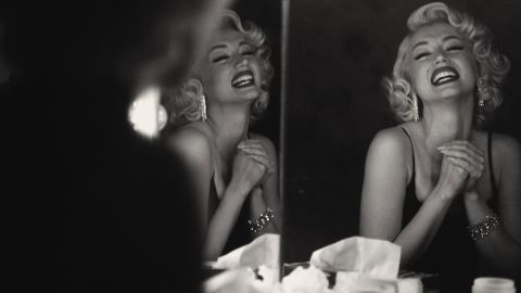 Ana de Armas as Marilyn Monroe in "Blonde." 