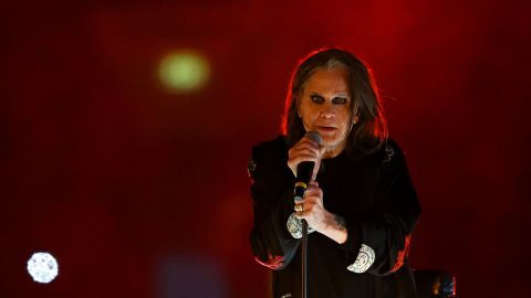 Ozzy Osbourne performs during the Closing Ceremony of the 2022 Commonwealth Games in Birmingham, England on August 8.