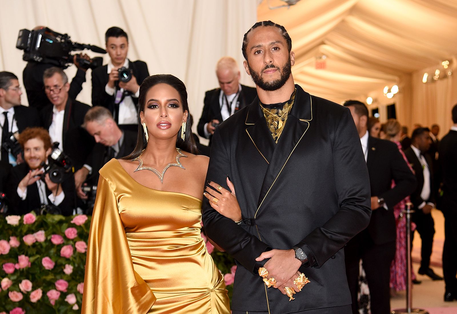 Colin Kaepernick and partner Nessa Diab welcome their first baby