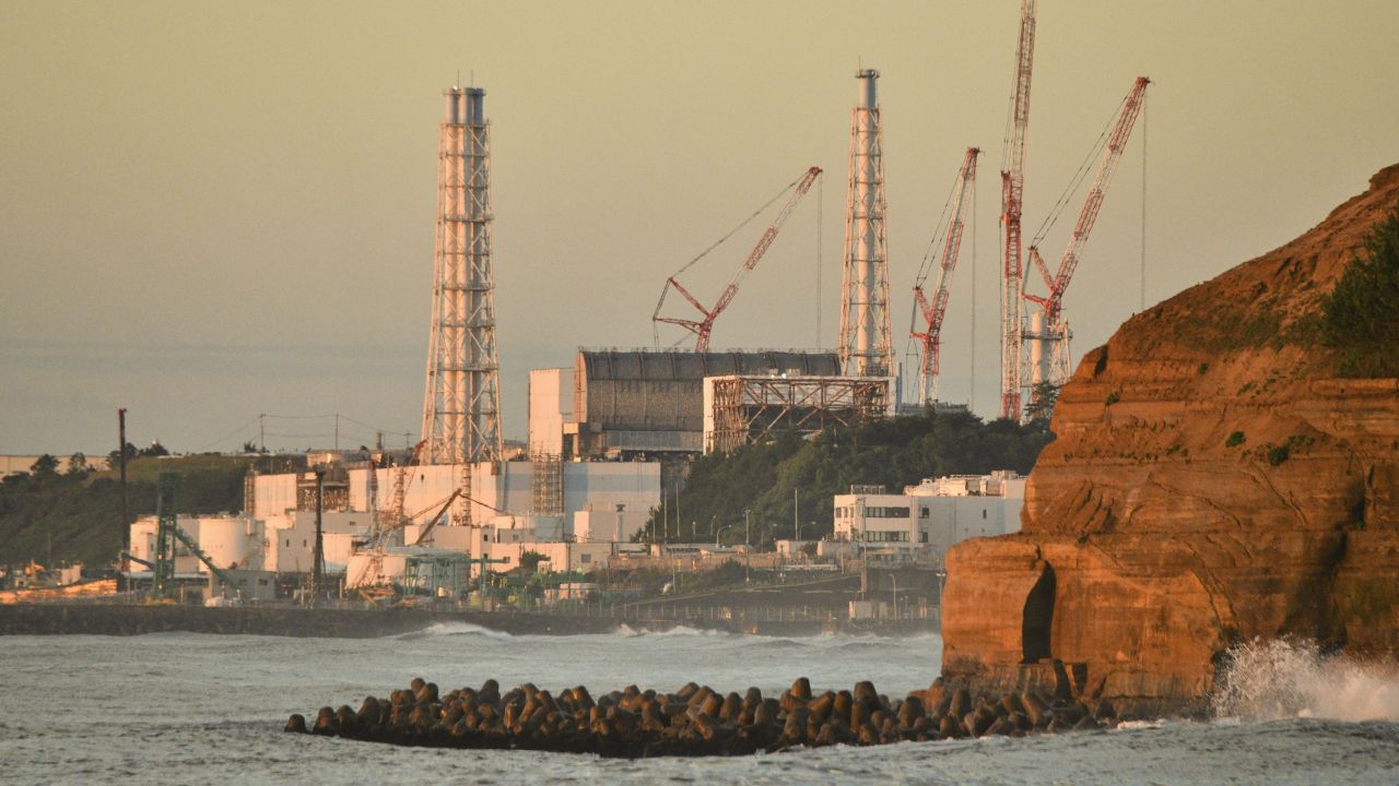 The disabled Fukushima Daiichi nuclear power plant in Futaba on August 29, 2022.