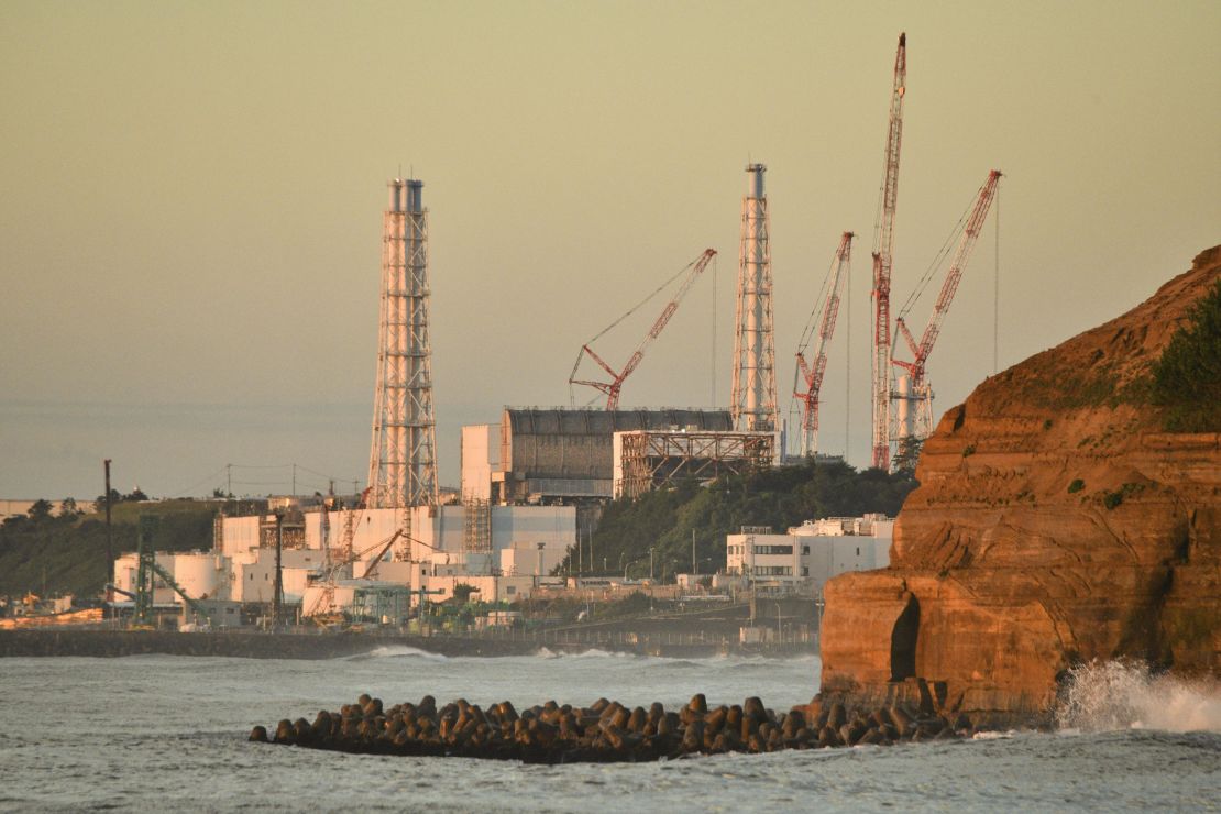 The disabled Fukushima Daiichi nuclear power plant in Futaba on August 29, 2022.