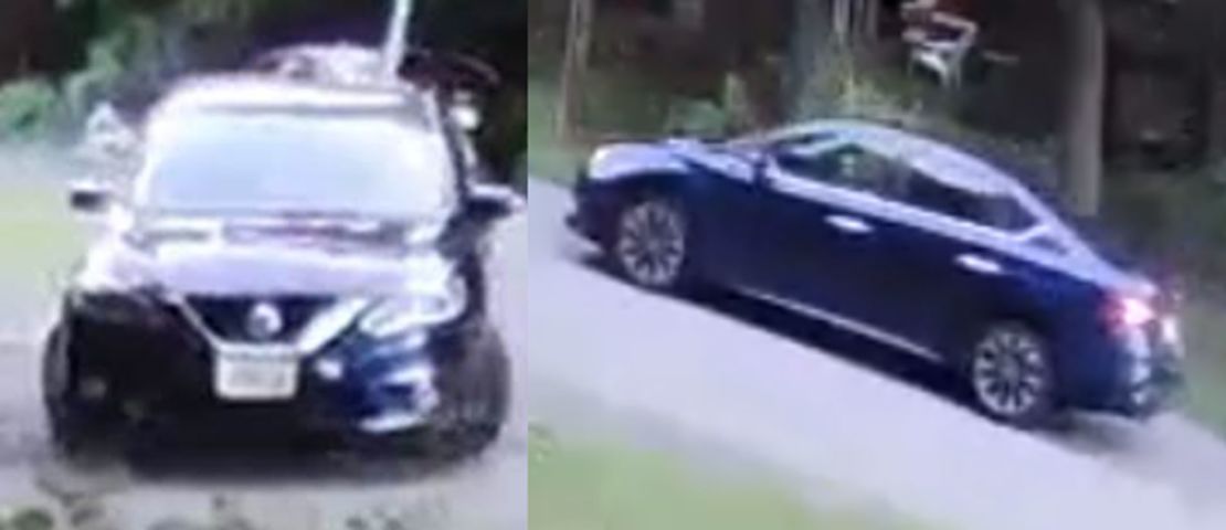 Photo of car suspects allegedly used to flee shooting scene.