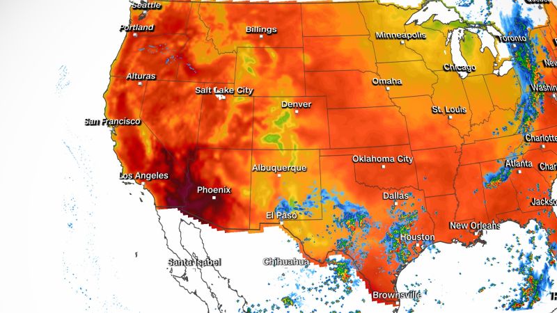 A Prolonged And Record Heat Wave Builds Over The West This Week | CNN