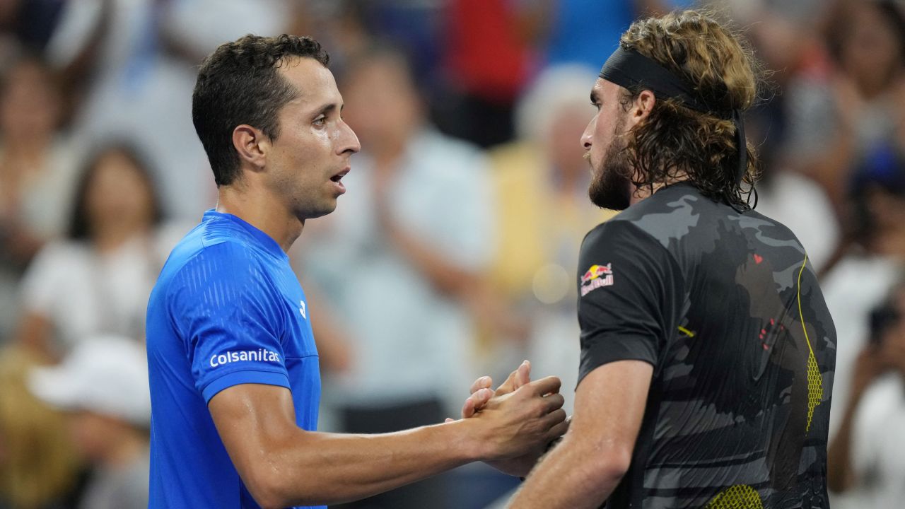 World No. 94 Galán beat fourth seeded Tsitsipas in a stunning upset at the US Open.