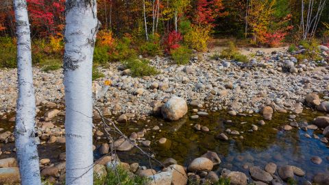 Rangeley Lake Scenic Byway is a superb autumn drive in Maine with plenty of pretty spots.