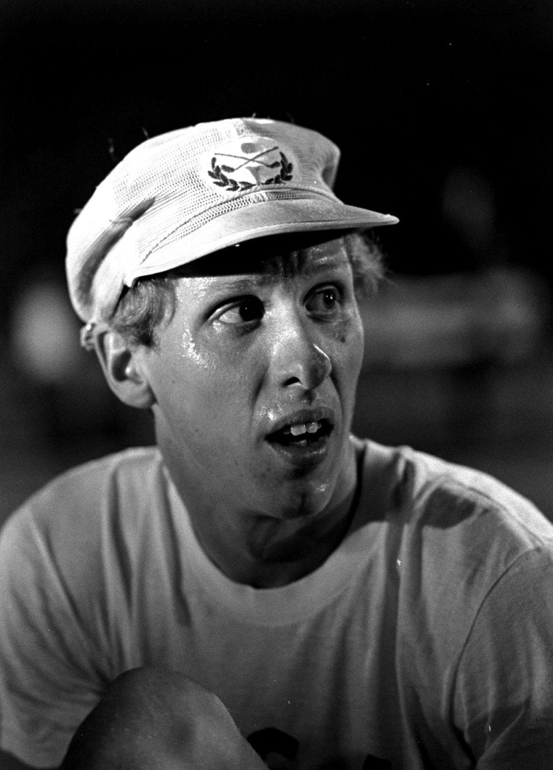 Wottle looks on during an athletics meet at Crystal Palace, London, in September 1972. 