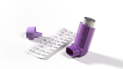 Don't confuse glucocorticoid inhalers like this with rescue inhalers, which contain a different type of medication.