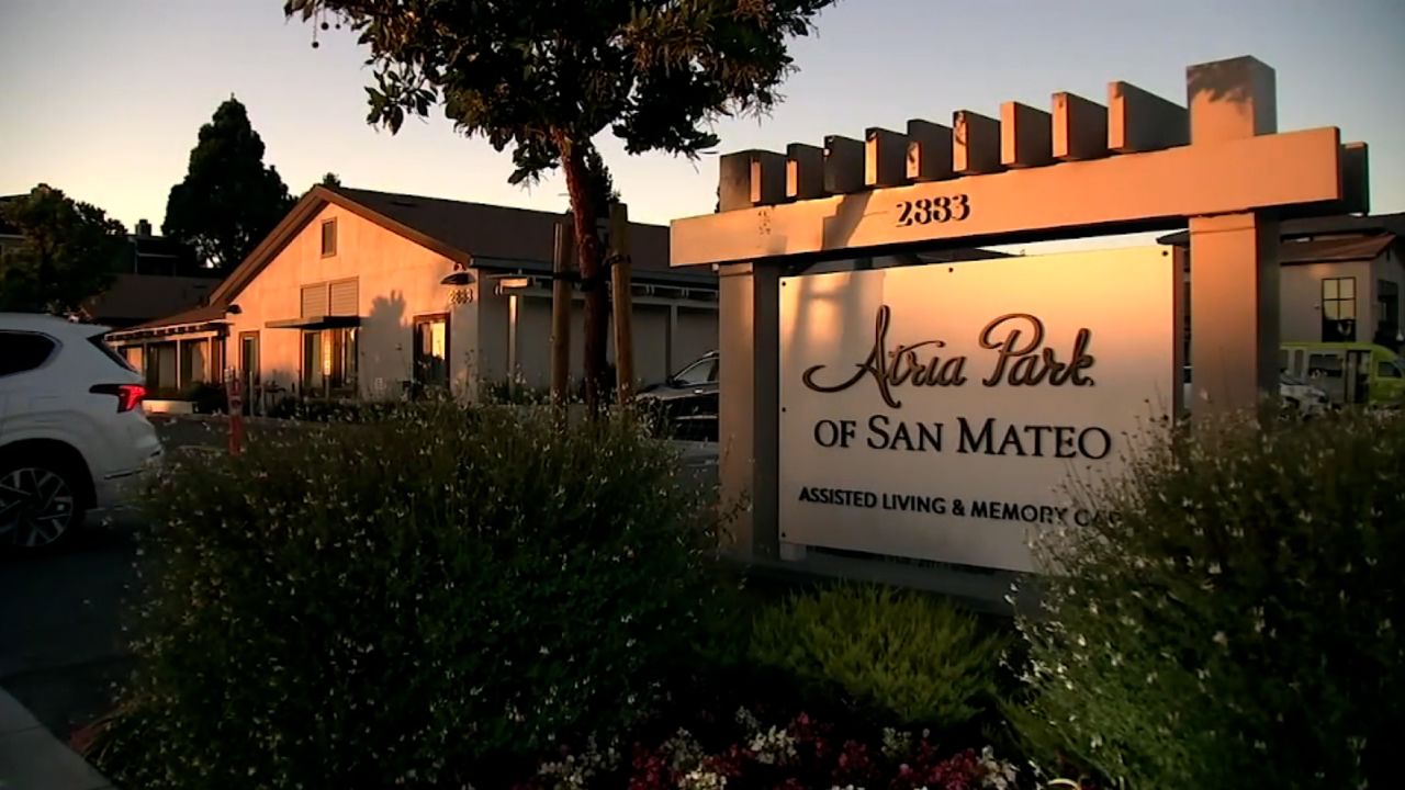 The Atria Park assisted living facility in San Mateo, California, where officials said a woman died after she was served dishwashing liquid instead of juice.