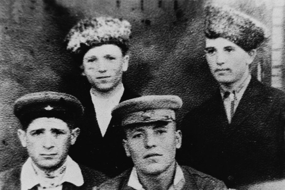 Gorbachev, far right, poses for a photo with his classmates, circa 1947.