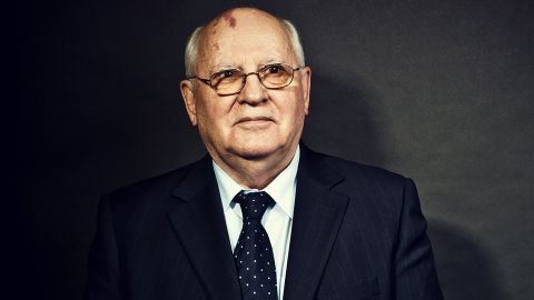 Former Soviet President Mikhail Gorbachev poses for a portrait in 2009.