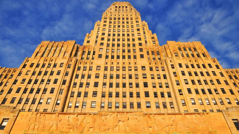 ニューヨーク州バッファローの市庁舎　Buffalo New York City Hall

AdobeStock_364985153