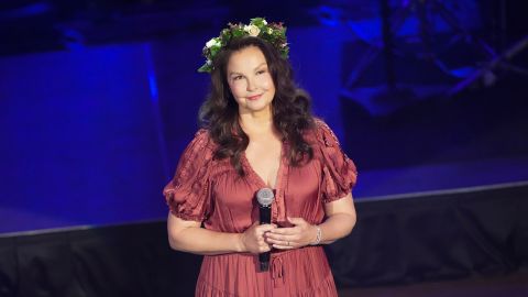 Ashley Judd, here at a memorial celebration for her late mother Naomi Judd, is advocating for protection for families experiencing trauma.