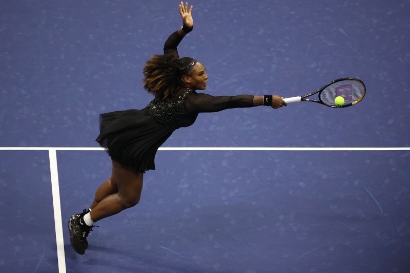 Serena williams hot sale purple outfit