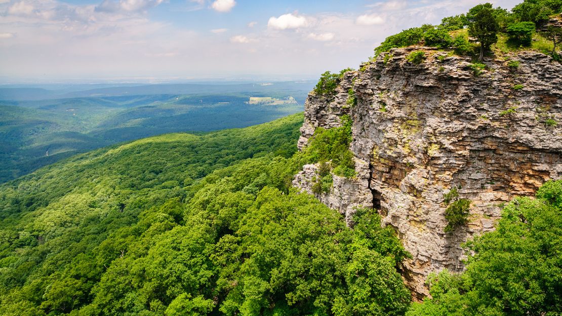 Mount Magazine State Park is a regional hang-gliding hub.