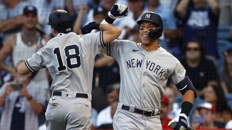 Aaron Judge praised for 'creating' Anthony Rizzo HR in win