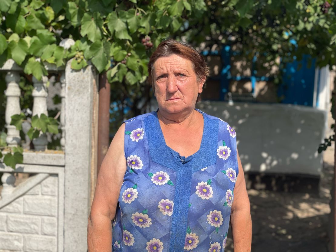 Fighting has intensified near Maria Pokusaeva's home, but she cannot bear to leave it and her farm animals behind.
