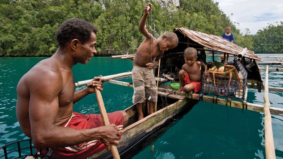<strong>A conservation success story: </strong>Encouraging local communities to become active members of conservation efforts has been a key component of Papua Diving's success story. 