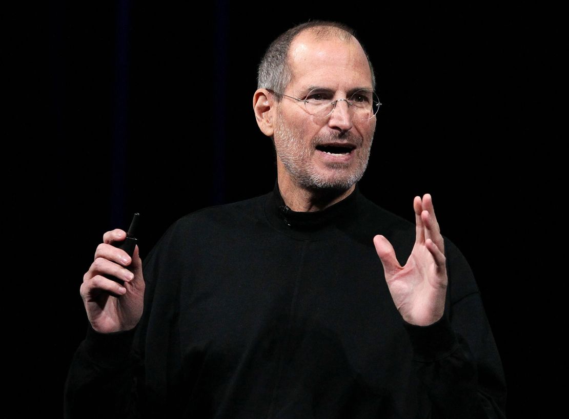 The late CEO of Apple Steve Jobs in 2010.