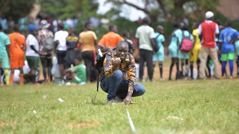 Jagwe Muzafaru founded Blind Football Uganda aft  volunteering astatine  the Uganda Paralympic Committee.