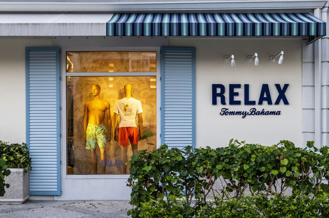 A Tommy Bahama store in Naples, Florida, in March 2020.