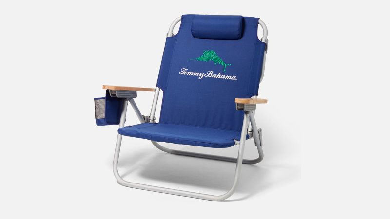 Tommy bahama beach chair how store to fold