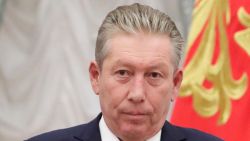 Chairman of the Board of Directors of Oil Company Lukoil, Ravil Maganov, attends an awarding ceremony at the Kremlin in Moscow on November 21, 2019.