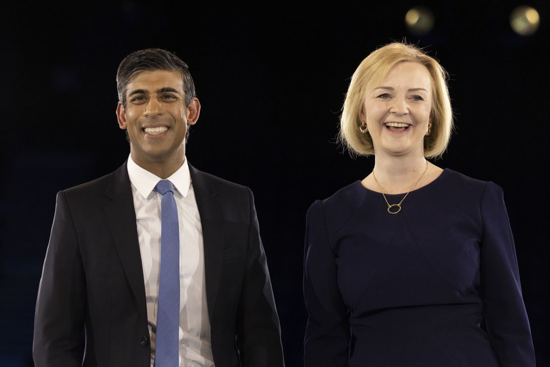 After a vicious battle between Truss and Rishi Sunak (left), some question whether the new prime minister can keep the party in power at the next election.