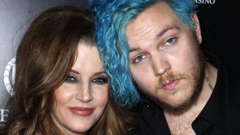 Lisa Marie Presley with her son Benjamin Keough in 2015.