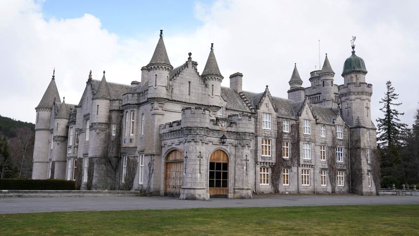 Balmoral Castle is pictured near Ballater, on March 30, 2022, where the 'Life at Balmoral' exhibition is being shown, ahead of the Queen's Platinum Jubilee.