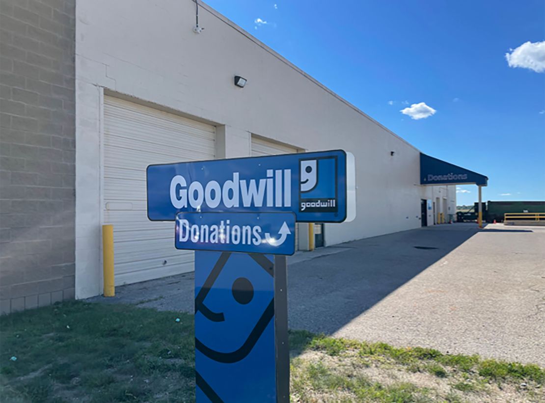 A Goodwill donation center in Cadillac, Michigan, where the voting machine was first dropped off.