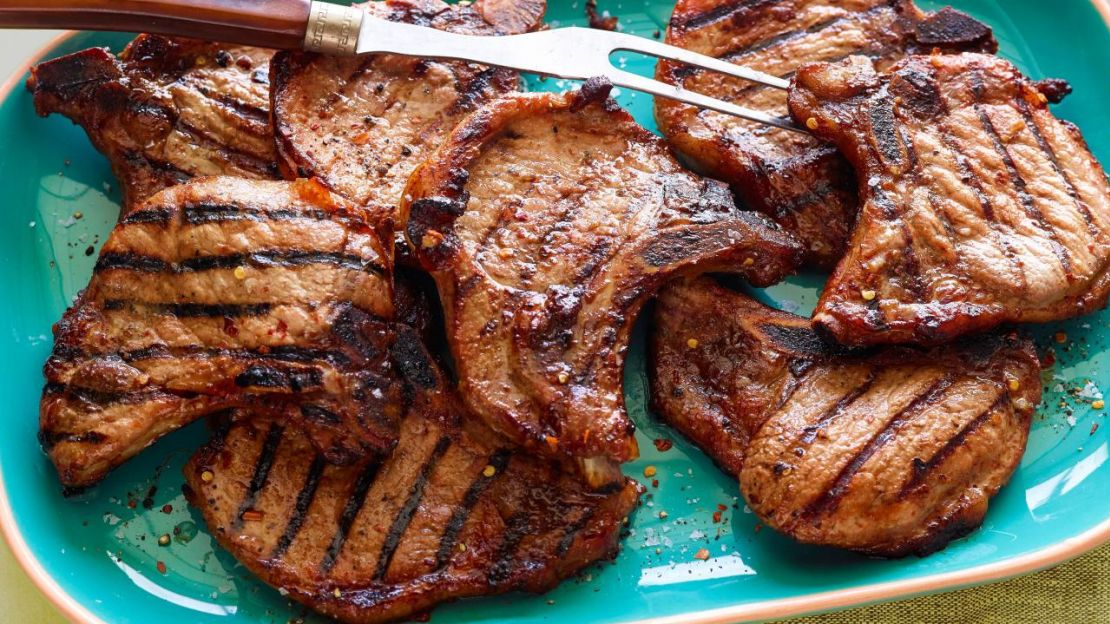 FN grilled pork chops