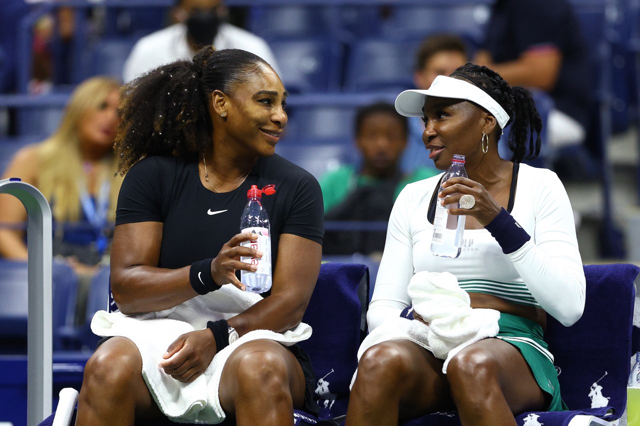 Williams and her sister, Venus, played doubles together on Thursday. They lost in the first round, however, to Lucie Hradecka and Linda Noskova.